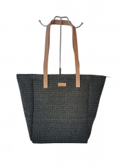 New Fashion Large Capacity Women Shoulder Shopping Bag Beach Straw Woven Knitted Crochet Tote Bag