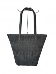 New Fashion Large Capacity Women Shoulder Shopping Bag Beach Straw Woven Knitted Crochet Tote Bag