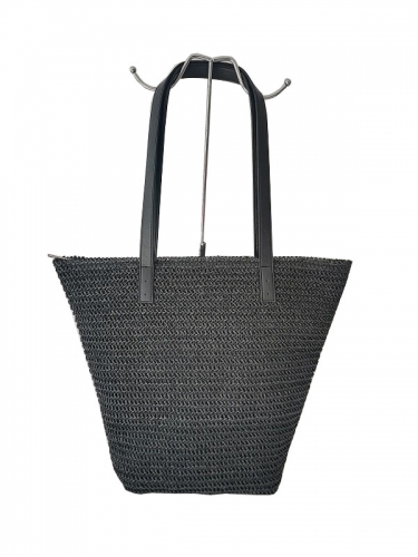 New Fashion Large Capacity Women Shoulder Shopping Bag Beach Straw Woven Knitted Crochet Tote Bag