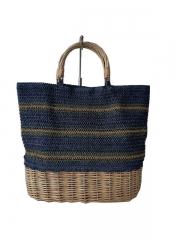 Hand-woven Women Straw Bag Ladies Shoulder Bags Beach Travel Crossbody Bag Female Small Rattan Box Handbag