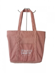 Customized natural cotton big capacity cotton canvas shopping tote bag