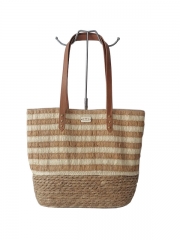 Hot Sales crochet handbag Women Large Summer Round Custom Moroccan Paper Sea Beach Tote Straw Bag