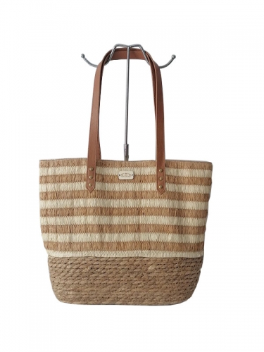 Hot Sales crochet handbag Women Large Summer Round Custom Moroccan Paper Sea Beach Tote Straw Bag