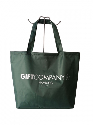 Factory Custom Logo Printed Nylon Shopping Tote Bag High Quality Reusable Polyester Shopper Bags