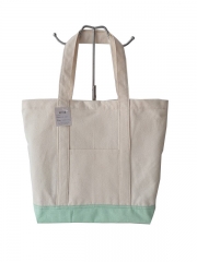 Large Personalized  Cotton Canvas Tote Bag Reusable Custom Tote Shopping Bags Cotton Canvas Bag