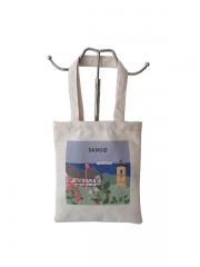 Large Personalized  Cotton Canvas Tote Bag Reusable Custom Tote Shopping Bags Cotton Canvas Bag