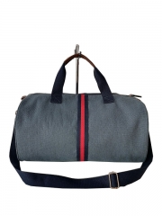 High Quality custom Wholesale Large Space Gym Sports Travel Bag, Durable Denim Cotton canvas Duffle Bag for Traveling