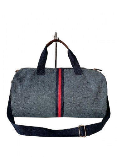 High Quality custom Wholesale Large Space Gym Sports Travel Bag, Durable Denim Cotton canvas Duffle Bag for Traveling