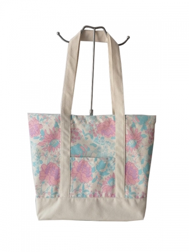 Large Personalized  Cotton Canvas Tote Bag Reusable Custom Tote Shopping Bags Cotton Canvas Bag