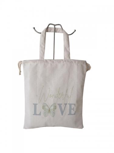 Large Personalized  Cotton Canvas Tote Bag Reusable Custom Tote Shopping Bags Cotton Canvas Bag