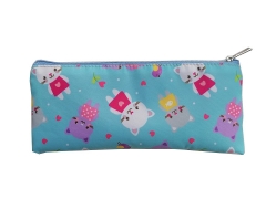 Canvas cartoon pen Bag Pouch School Square cartoon pencil bag Pencil Case