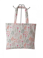 Hot Sale cotton Canvas shopper Bag print Custom Printing Shopping Bag Reusable Women Tote Bag