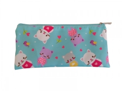 Canvas cartoon pen Bag Pouch School Square cartoon pencil bag Pencil Case