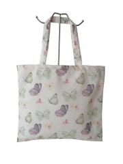 Hot Sale cotton Canvas shopper Bag print Custom Printing Shopping Bag Reusable Women Tote Bag