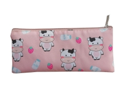 Canvas cartoon pen Bag Pouch School Square cartoon pencil bag Pencil Case