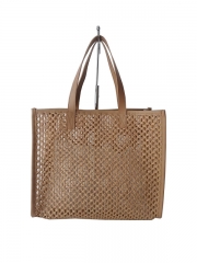 Women Handmade Seagrass Woven Rattan Tote Handbags Weaving Wholesale Fashion Female Grass Straw Beach Bags