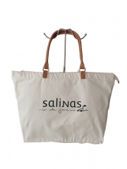 Large Personalized  Cotton Canvas Tote Bag Reusable Custom Tote Shopping Bags Cotton Canvas Bag