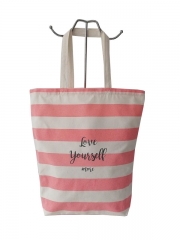 Color Printing  Canvas Tote Bags Reusable Cotton Linen Shopping Grocery Storage Handbags