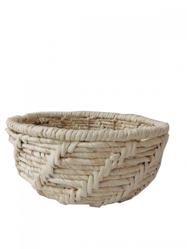 New Design Eco friendly Straw Woven Flower Pot Foldable Wholesale Grass Planter Plant Baskets for Garden Decoration