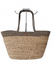 Handmade custom woven straw beach tote bag summer beach women handbags