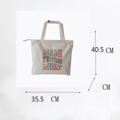 Canvas bag Female summer art handbag small cloth bag student canvas bag class large capacity commuter cloth bag bag