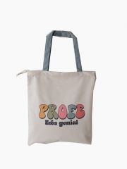 Custom canvas bag portable environmental protection bag shopping bag custom pattern advertising cotton bag enterprise canvas bag printing logo