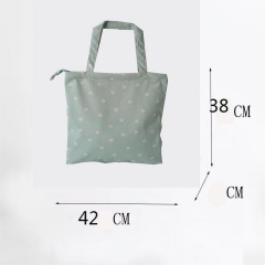 Large Personalized Cotton Canvas Tote Bag Reusable Custom Tote Shopping Bags Cotton Canvas Bag