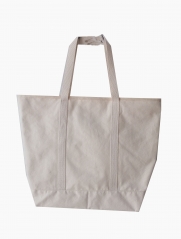 Large Personalized Cotton Canvas Tote Bag Reusable Custom Tote Shopping Bags Cotton Canvas Bag