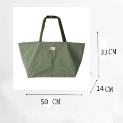 Large Personalized Cotton Canvas Tote Bag Reusable Custom Tote Shopping Bags Cotton Canvas Bag