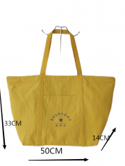 Large Personalized Cotton Canvas Tote Bag Reusable Custom Tote Shopping Bags Cotton Canvas Bag