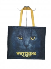 Large Personalized Cotton Canvas Tote Bag Reusable Custom Tote Shopping Bags Cotton Canvas Bag