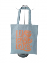 Large Personalized Cotton Canvas Tote Bag Reusable Custom Tote Shopping Bags Cotton Canvas Bag