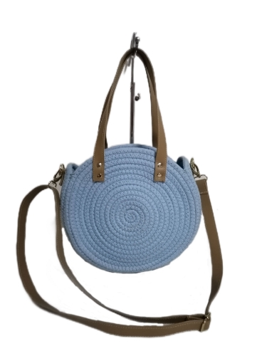 Wholesale cotton rope woven tote bag Fashion woven ladies handmade beach handbag