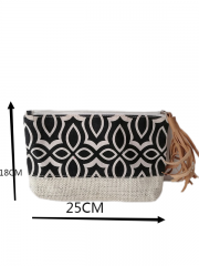 wholesale custom logo professional luxury large capacity cotton canvas travel make up cosmetic makeup bag