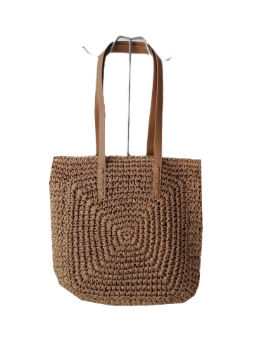 wholesale summer woman crochet letter straw paper handbag shoulder women tote beach bags