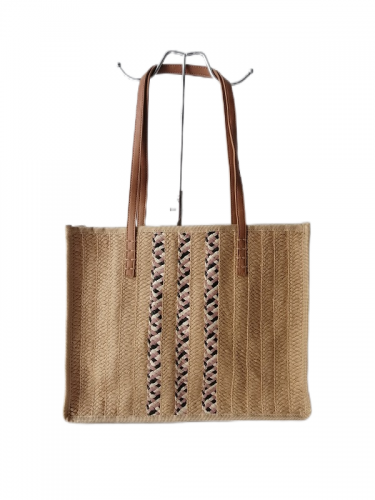 Handmade custom woven straw beach tote bag summer beach women handbags