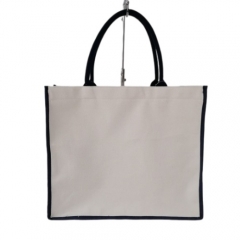 Hot Selling Custom Pattern Simple Reusable Linen Tote Eco Friendly Material Handbag Gift Linen Bag