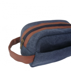 Wholesale Eco Friendly Custom Colors Material Travel Portable Simple Zipper Canvas Make up Bag