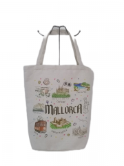 Customized Logo Eco Friendly Oversize Large Grocery Cotton Canvas Beach Gift Shopping Tote Bag