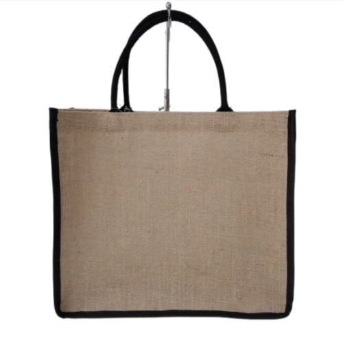 Fashion Hot Selling Simple Eco Friendly Handbag Large Reusable Linen Gift Bag Shopping Jute Bag With Handle