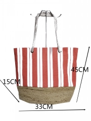 Trend High Quality Beach Tote Bags With Coconut Tree Handbags Fashion Women Summer Tropical leaf Shoulder Bags