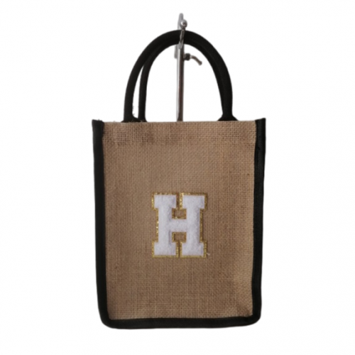 Wholesale Large Capacity Durable Gift Reusable Tote With Handle Shopping Liene Jute Bag