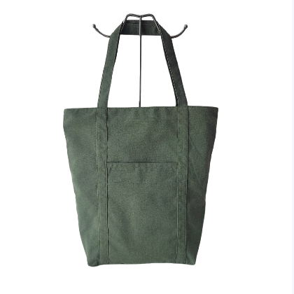 New Style Simple Large Capacity Fashion Women Shopping Gift Bag Cotton Canvas Handbag with Handle