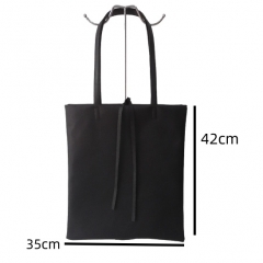 Women New Style Simple Fashion Swagger Tote Light Luxury Commuter Handbag Soft Leather Shoulder Bag