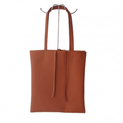 Wholesale Hot Selling Tote Large Simple Handbag Double Package Design PU Shopping Soft Leather Shoulder Bag