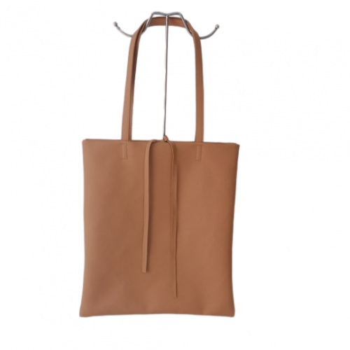 Factory Wholesale High Quality Tote Eco Friendly Commuter Handbag Double Package Design Leather Bag