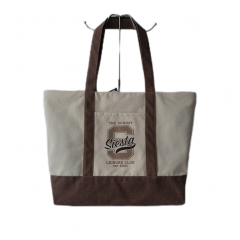 Large Personalized Cotton Canvas Tote Bag Reusable Custom Tote Shopping Bags Cotton Canvas Bag