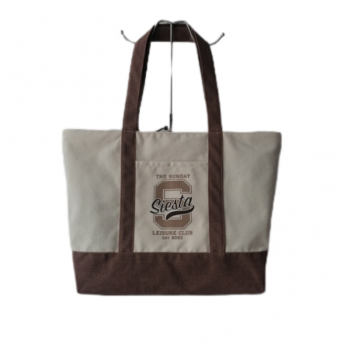 Large Personalized Cotton Canvas Tote Bag Reusable Custom Tote Shopping Bags Cotton Canvas Bag