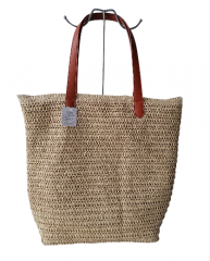 New Style Women Simple Large Capacity Handbag Summer Vacation Tote shoulder Straw Paper Beach Bag