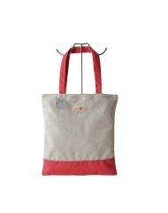 Custom Pattern Wholesale Eco Friendly Tote Reusable Large Capacity Handbag Shopping Zipper Cotton Canvas Shoulder Bags